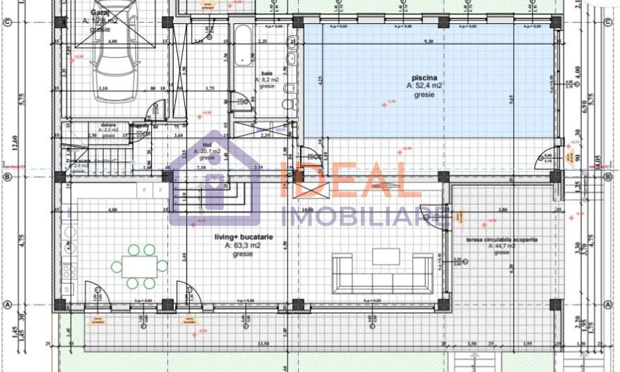 Casa  Exclusivista cu piscina si 1200 mp de teren, in Cisnadie - Schiță 16