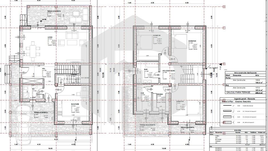 Casa singur in curte 160mpu 500 teren Selimbar - Schiță 5