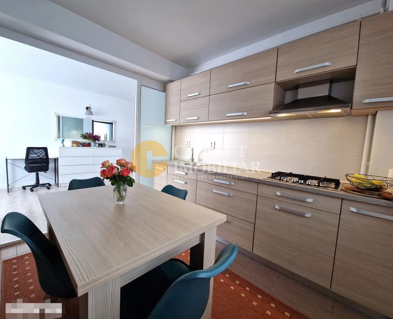 2 camere, mobilat&utilat – Etaj 1 | Parcare inclusă | Bloc 2012 - Poză 4