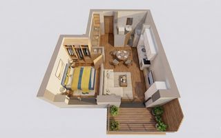 Apartamente noi cu 2 camere în ARED AFI – Cel mai mic preț, comision 0 - Poză 2