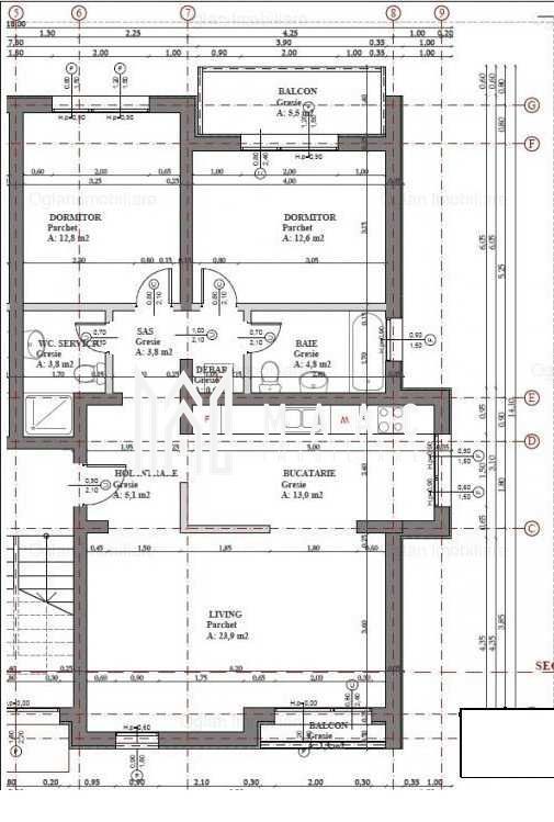 Apartament 3 camere | Etaj 1 | Decomandat | Selimbar - Poză 13