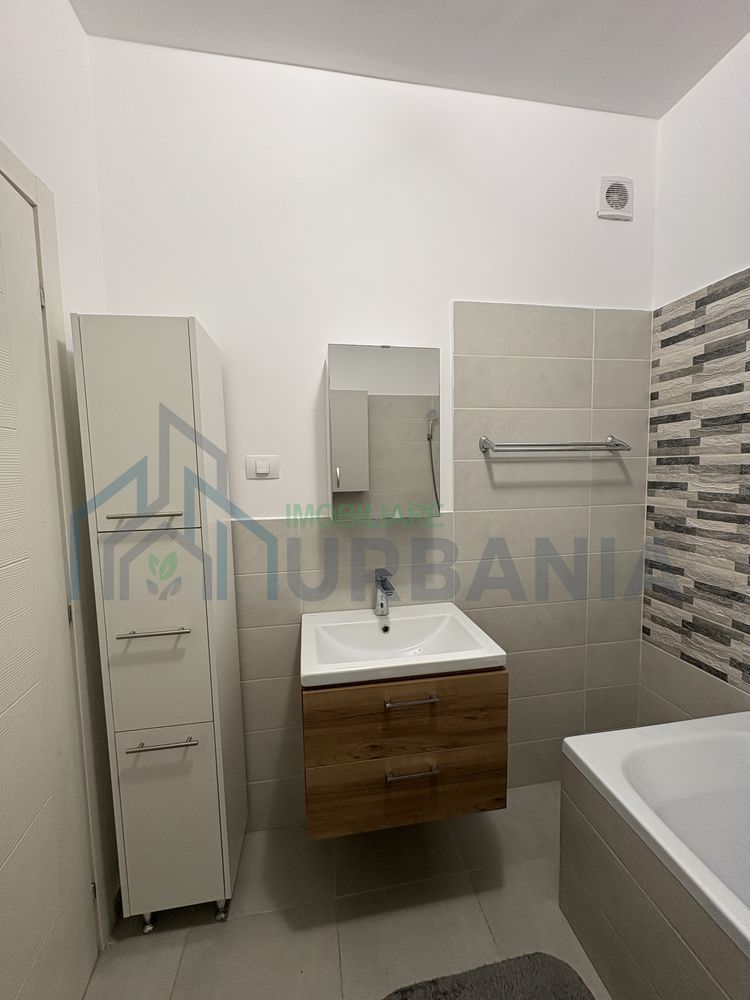 Apartament 2 camere de închiriat – Bucium, parter înalt, bloc nou, mobilat complet - Poză 7