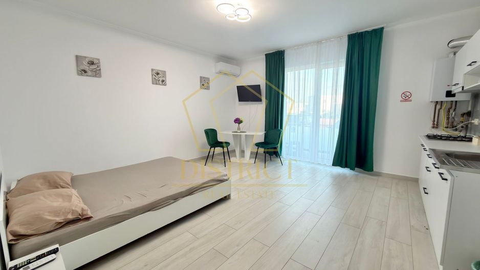 Apartament cu 1 camera mobilat si utilat la parter in Giroc la asfalt. - Poză 1