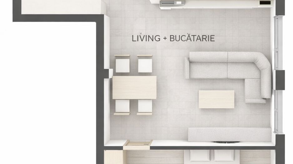 Ap 3 camere -Tautului Residence - zona Parcul Poligon SubCetate - Poză 3