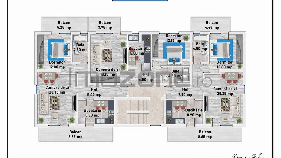 Valea Oltului, bloc nou, 2023, 2 camere, decomandat, etaj 2/3, 51 mp - Poză 5