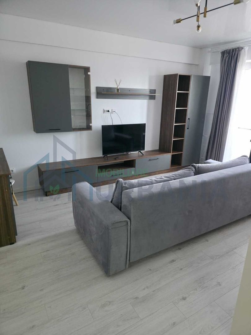 Apartament 2 camere open space, mobilat și utilat, Bucium-Visani, 45 mp, etaj 3/5, loc de parcare - Poză 1