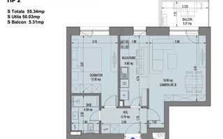 DE INCHIRIAT | APARTAMENT 2 CAMERE | Nusco City 2 - Poză 6