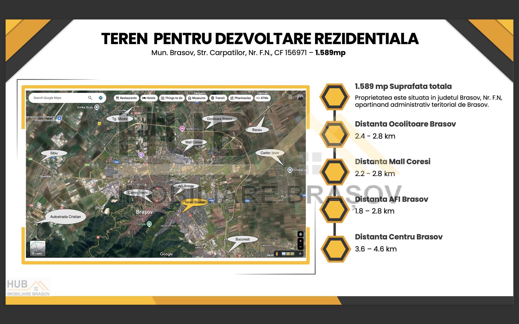 Teren pentru Dezvoltare Rezidentiala cu Autorizatie Emisa | Str. Carpatilor - Poză 4