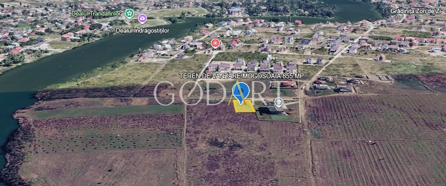 Teren de vânzare în Mogoșoaia | 855 mp | Deschidere 20 m | P+2+M - Poză 2
