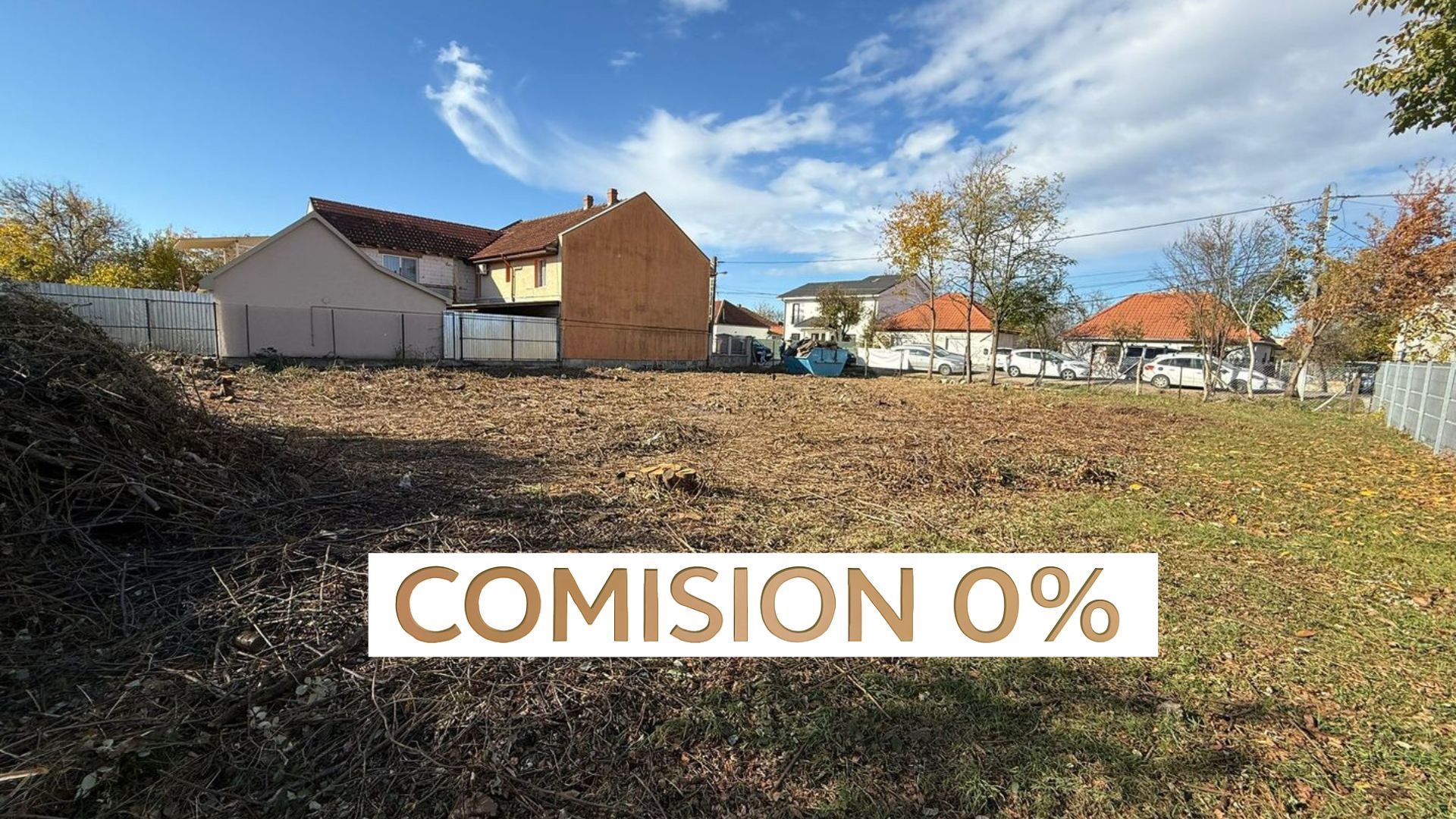 COMISION 0 % | Teren Intravilan de Vanzare | Zona Plopi | Investitie - Poză 1