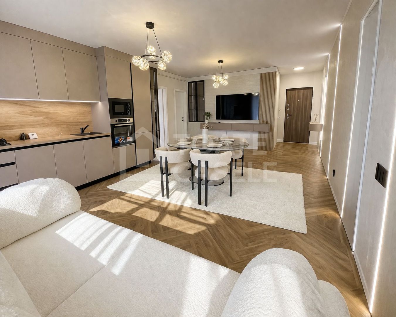 Apartament cu 3 camere, mobilat, utilat, zona Cetatii - Floresti - Poză 2