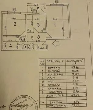 APARTAMENT 2 CAMERE DECOMANDAT ULTRACENTRAL CRANGASI - Poză 8