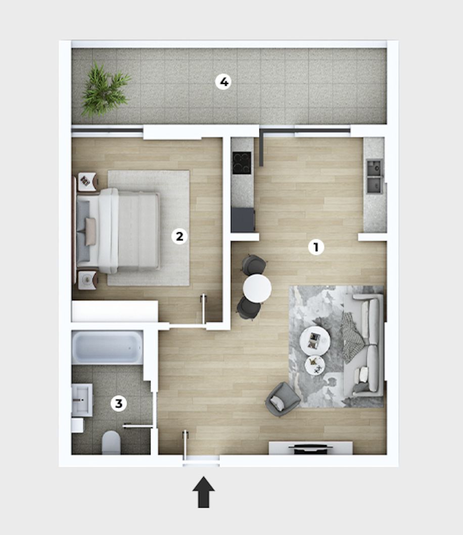 2 camere aproape metrou Berceni, preț promo, complex deosebit - Poză 10