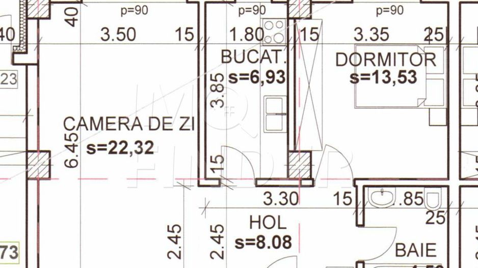 DIRECT DEZVOLTATOR -2 camere Andrei Muresanu 55 mp utili, decomandat - Poză 3