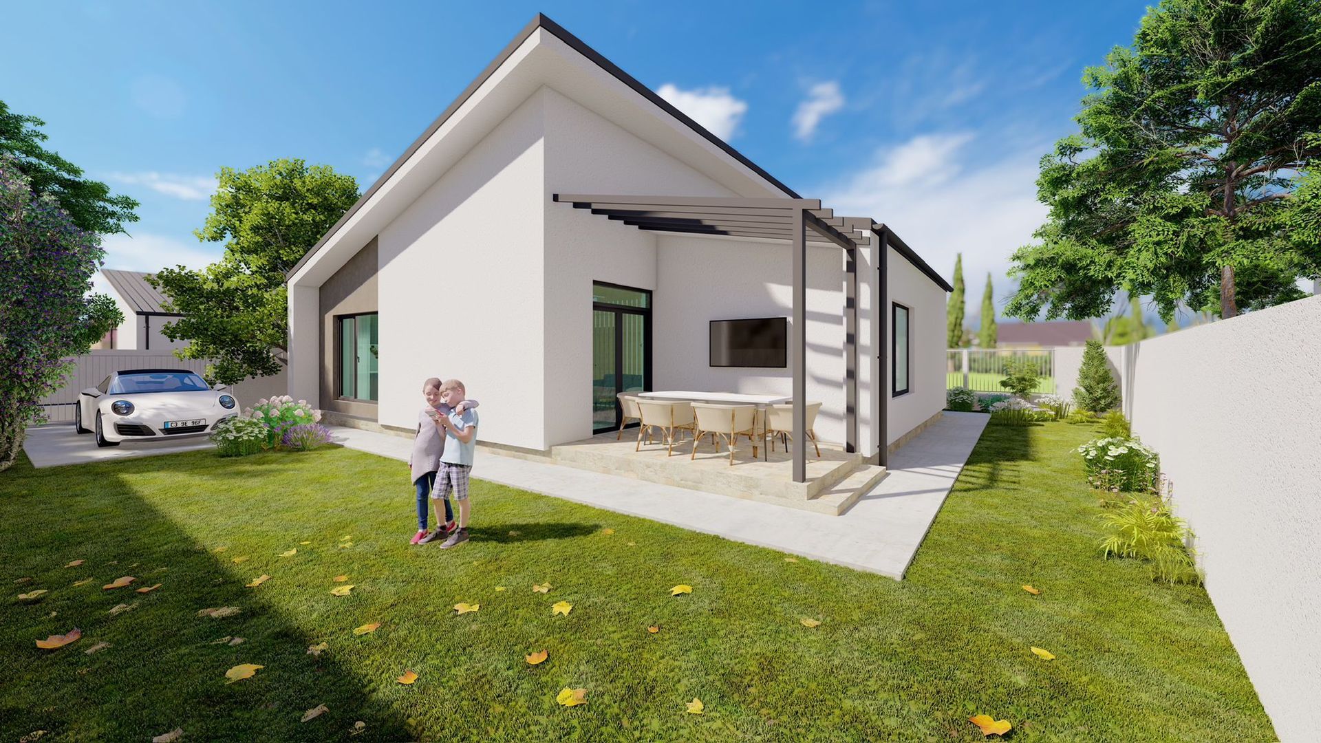 Ag EUROPA vinde casa individuala NOUA cu 3 camere in zona DARA. - Poză 1