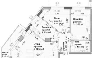 Apartament 3 camere Intabulat - Poză 8