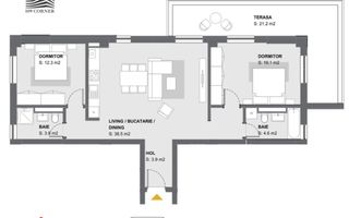 Aradului-3 camere-Terasa - Poză 14