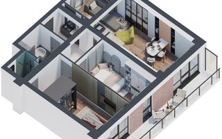 Apartament 3 camere,  finisaje premium – Comision 0% - Poză 4