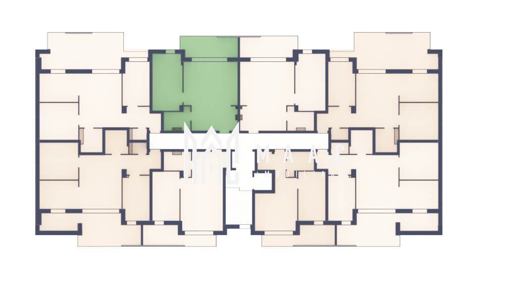 Apartament 2 camere | Etaj 3 | Balcon 10.7  | Turnisor - Poză 6