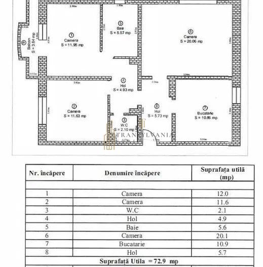 Apartament 3 camere decomandat, Terezian - Poză 8