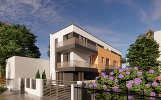 Vând vila în duplex 4 camere, 3 dormitoare, 4 bai, 2 locuri parcare - Poză 1