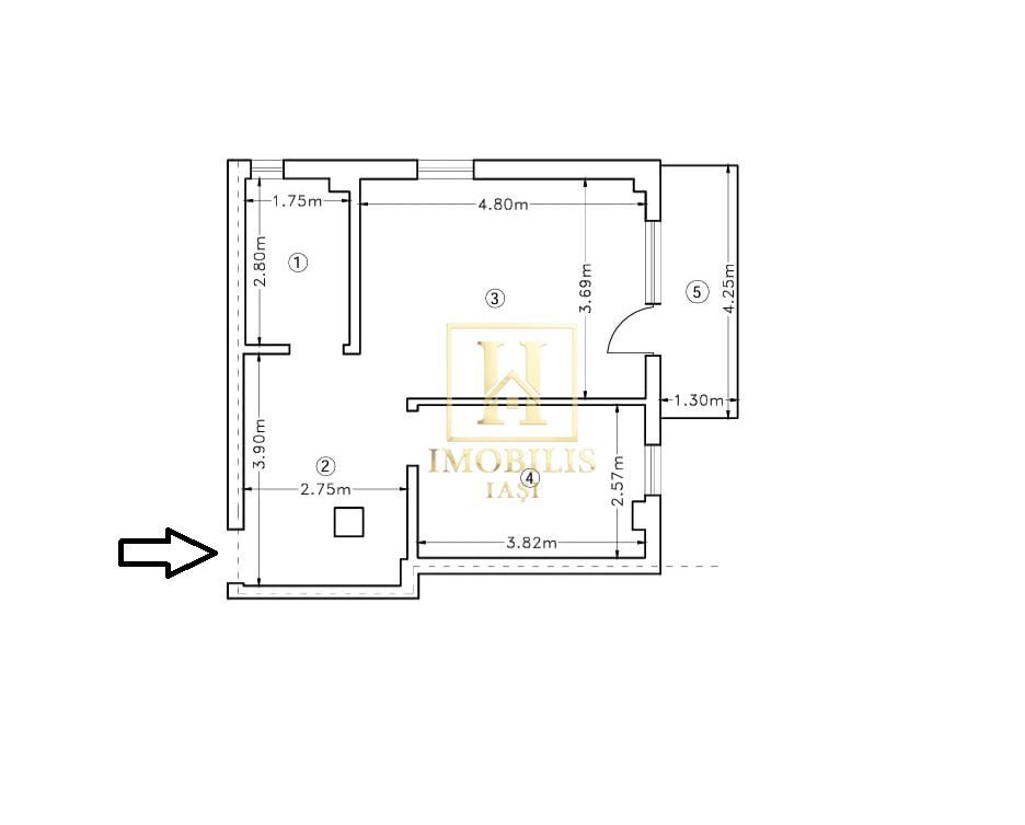 Apartament 2 camere SD INTABULAT Rediu 84000 euro loc parcare inclus - Poză 7