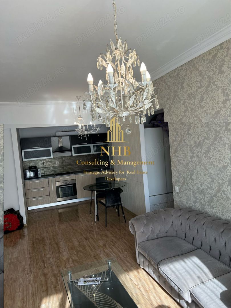 Apartament 2 camere complet mobilat, în zona Decebal – bloc nou 2011 - Poză 4