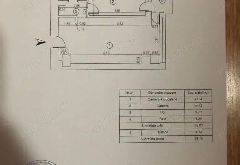 apartament 2 camere titan - Poză 9
