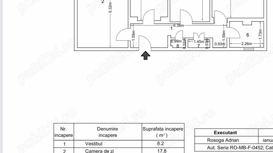 De vanzare apartament 3 camere renovat total, Rahova/Teius - Poză 10