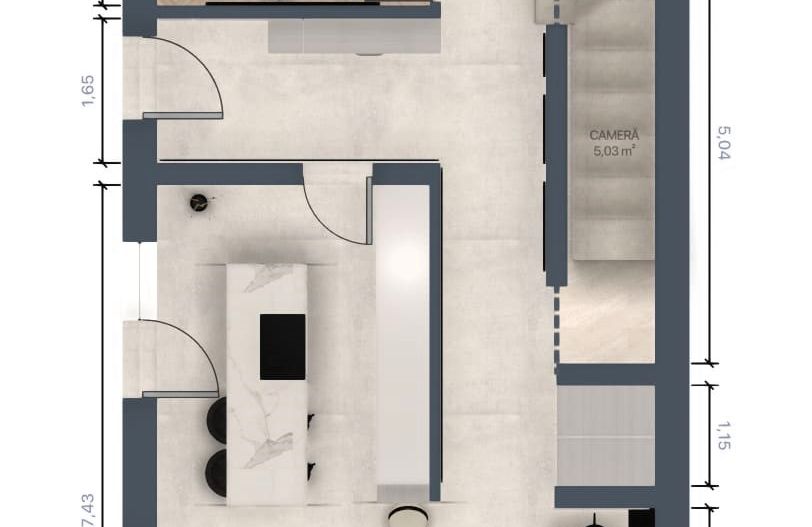 Duplex nou 4 dormitoare de la dezvoltator 0% comision -Str. Odobescu - Poză 13