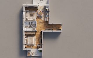 Apartament practic 2 camere Arhitectilor langa Cofetaria Mandra - Poză 5