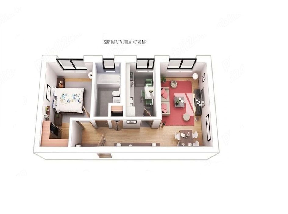 De vanzare apartament 2 camere Militari Residence - Poză 1