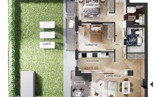 Vanzare apartament 3 camere - Poză 1