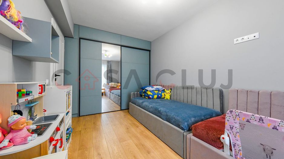 3 camere, bloc nou, etaj intermediar - Poză 8