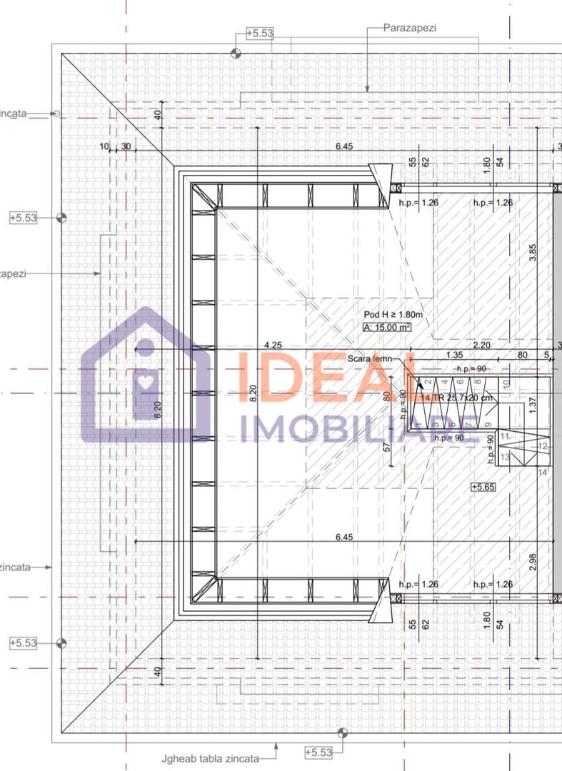 Duplex Modern cu 4 camere LA CHEIE, Zona Lidl, Cartierul Arhitectilor - Schiță 29