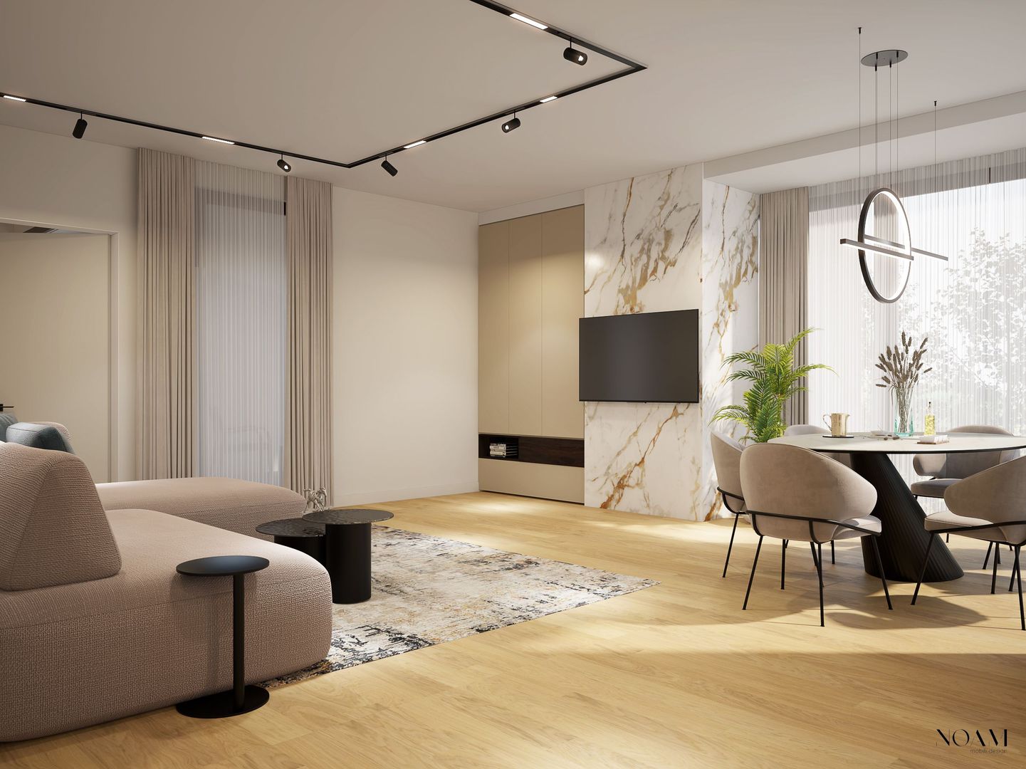 Apartament elegant Dorobanti cu terasa privata si design contemporan - Poză 3