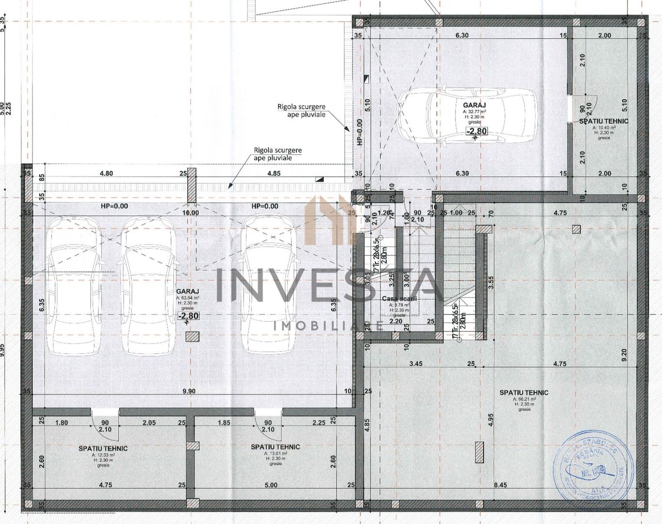 Oportunitate de investite! Pret 2066 euro/mp! 6 parcari incluse ! - Schiță 5