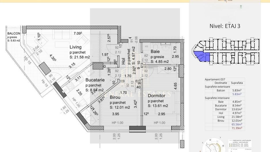Apartament cu 3 camere, Brasov - Poză 23