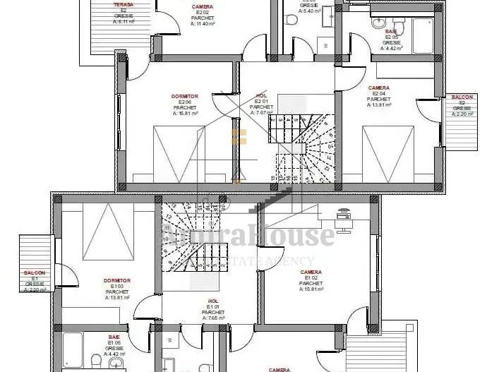 Casa tip duplex 125 mp utili, teren 500 mp, Feleacu - Poză 19