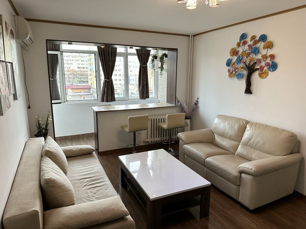 Închiriez apartament 2 camere, Unirii, mobilat modern, metrou aproape - Poză 1