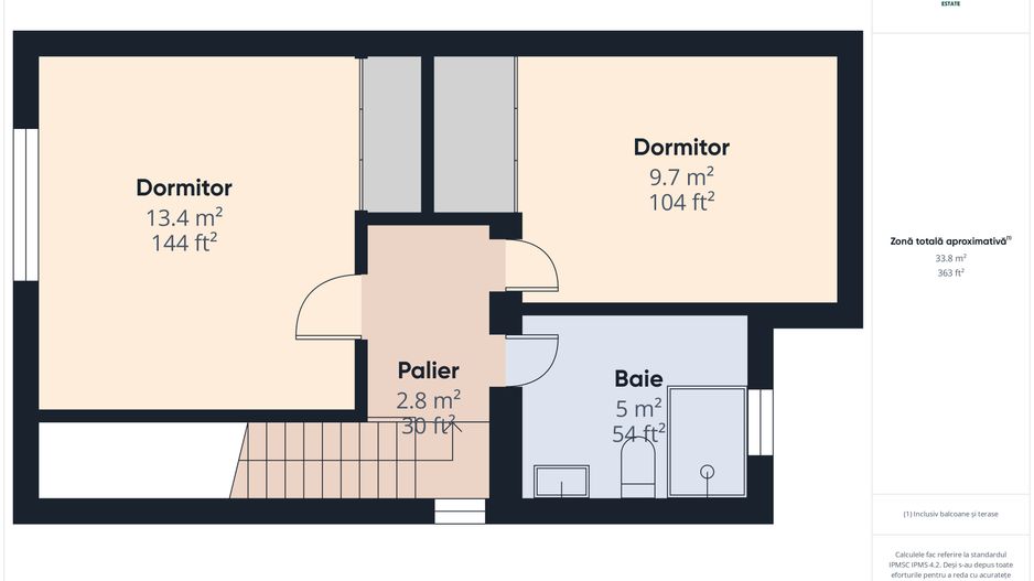 Casă tip Duplex 3 camere - mobilat modern - Sânandrei - Timișoara - Poză 16