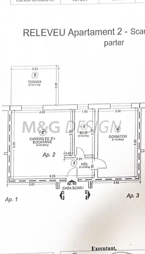 Apartament 2 camere Dumbravita parter cu terasa si curte - Schiță 7