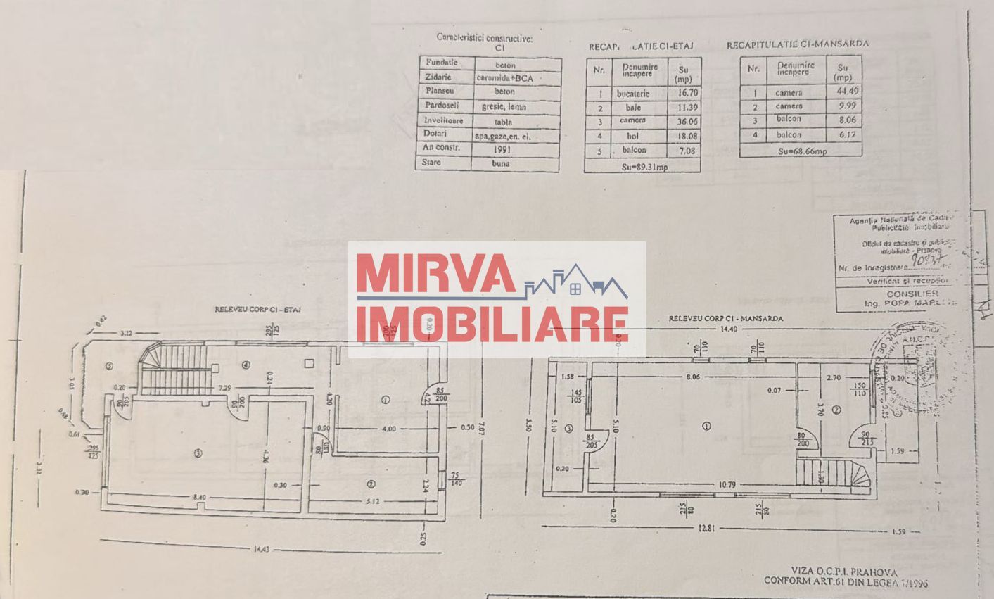 Vilă cu 5 camere, posibilitate două apartamente – Zona Bereasca - Schiță 71