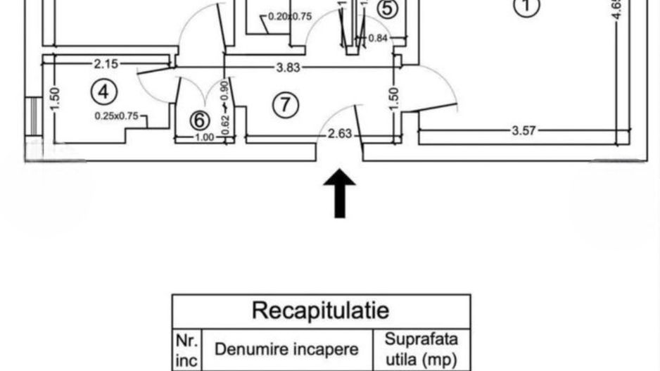 Aprtament 2 camere iesire directa spre Parcul Drumul Taberei - Schiță 5