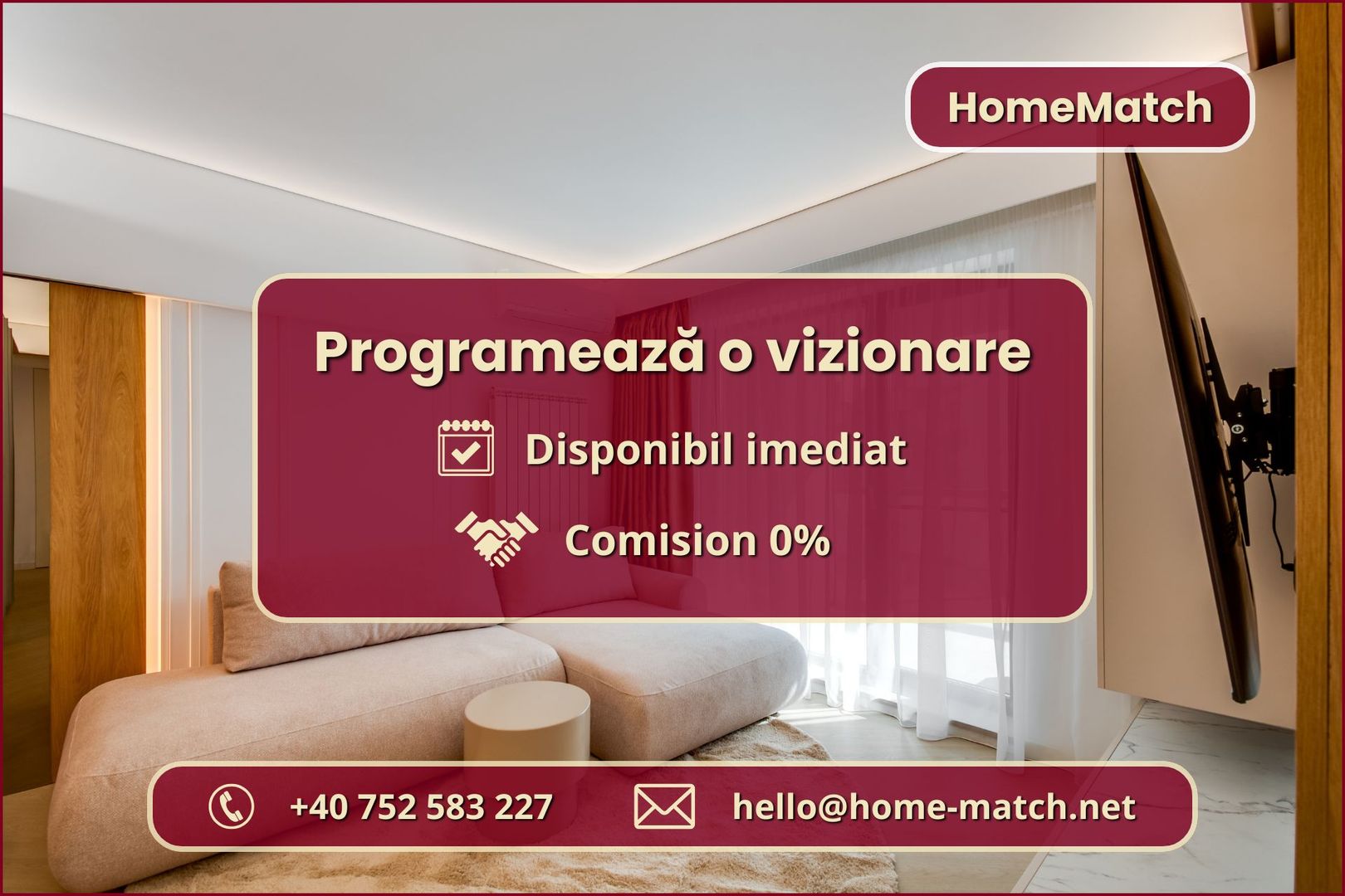 Cortina North || 3 camere || Nou || Finisaje de lux || Comision 0% - Poză 18