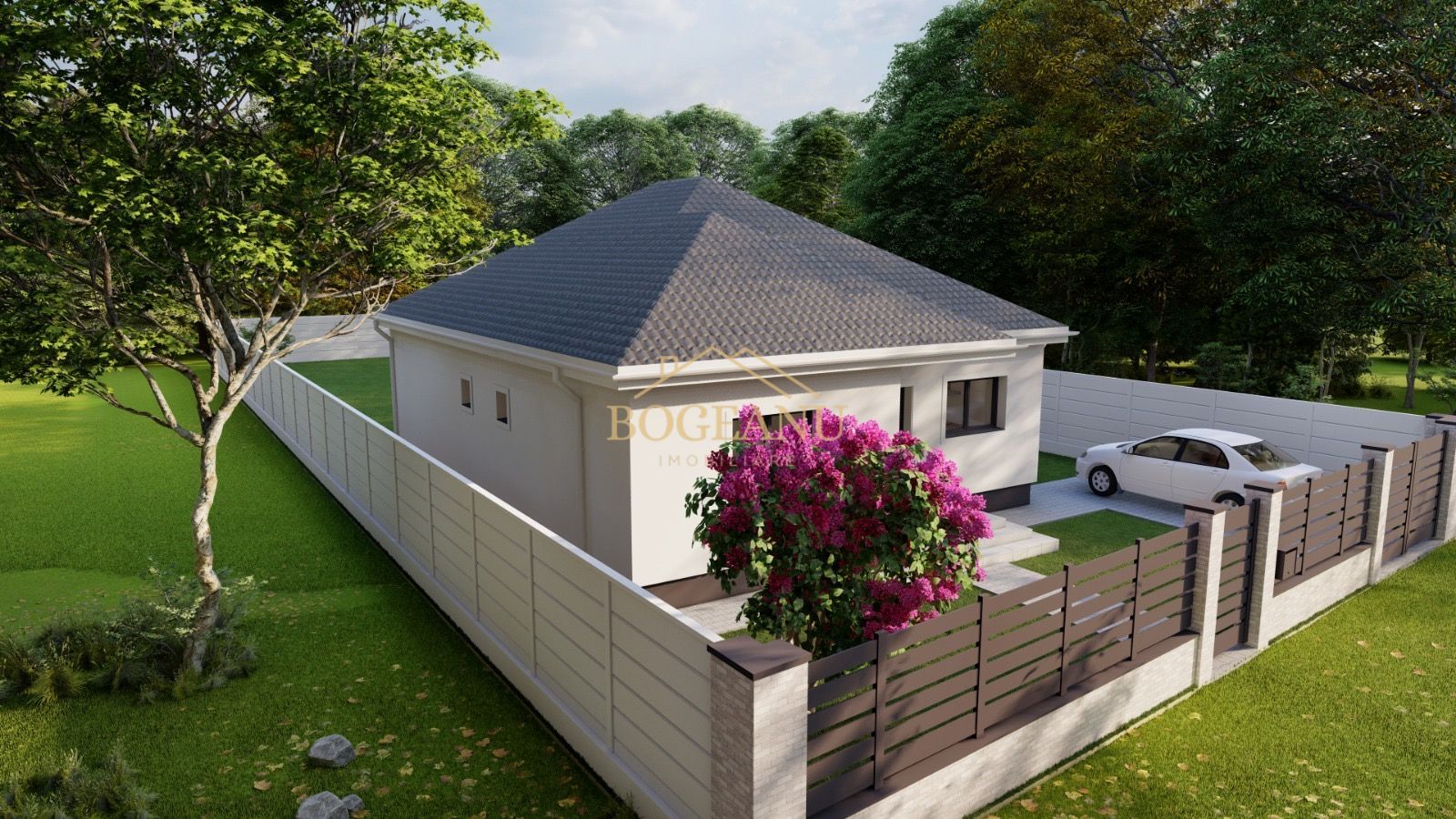 BG124-Teren cu Aut.Constr Proiect Casa parter 614 mp - Poză 16