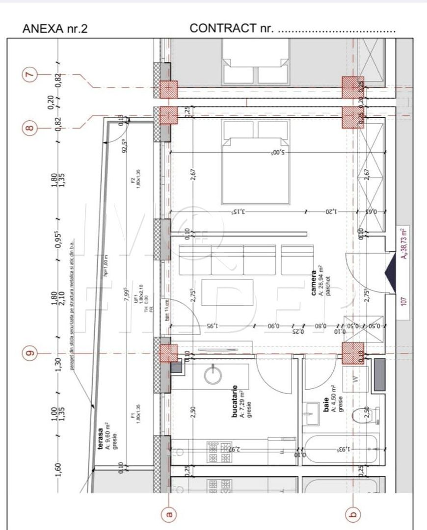 Apartament cu 2 camere si balcon de 8 mp, aproape de Iulius Mall - Poză 8