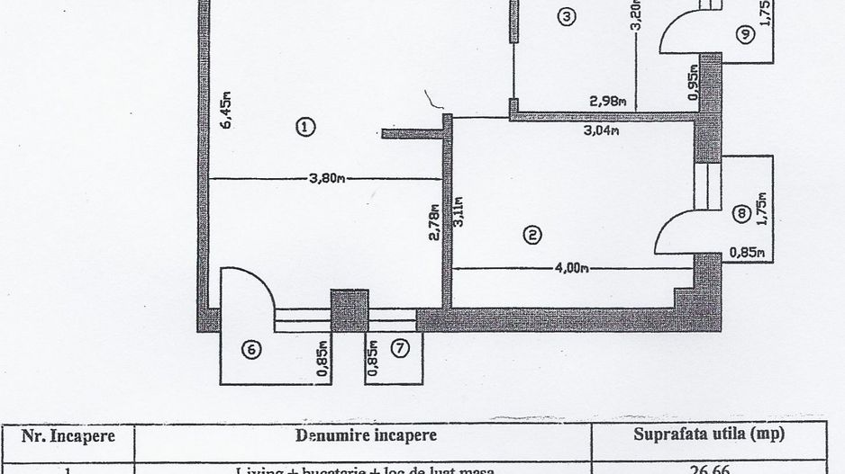 Vând apartament semifinisat în Prundu - etaj 6, bloc nou cu lift - Poză 7