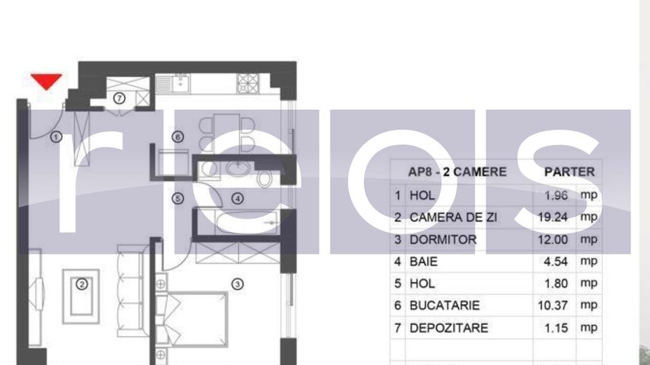 VANZARE 2 CAMERE 62MP | SOS NORDULUI | BLOC NOU 2024 | LOC PARCARE | - Poză 10
