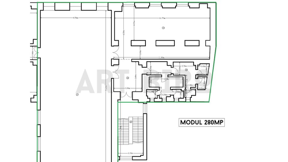 Zero comision, 280mp birou versatil, Banu Manta, 13'[M] - Schiță 7